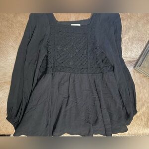 Altar’d State Black Blouse - Large